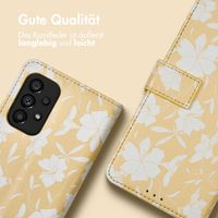 imoshion ﻿Design Klapphülle für das Samsung Galaxy A53 - Yellow Flowers