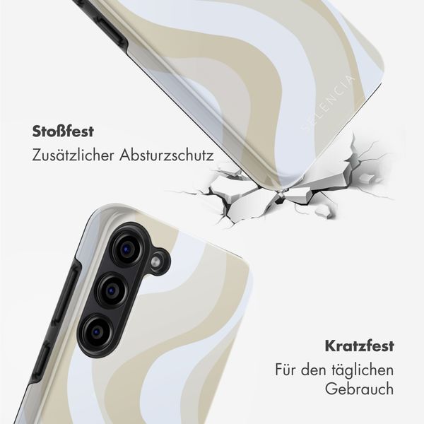 Selencia Vivid Back Cover Samsung Galaxy S23 FE - Desert Waves Beige