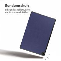 imoshion Trifold Klapphülle Lenovo Tab M10 (3rd gen) - Dunkelblau