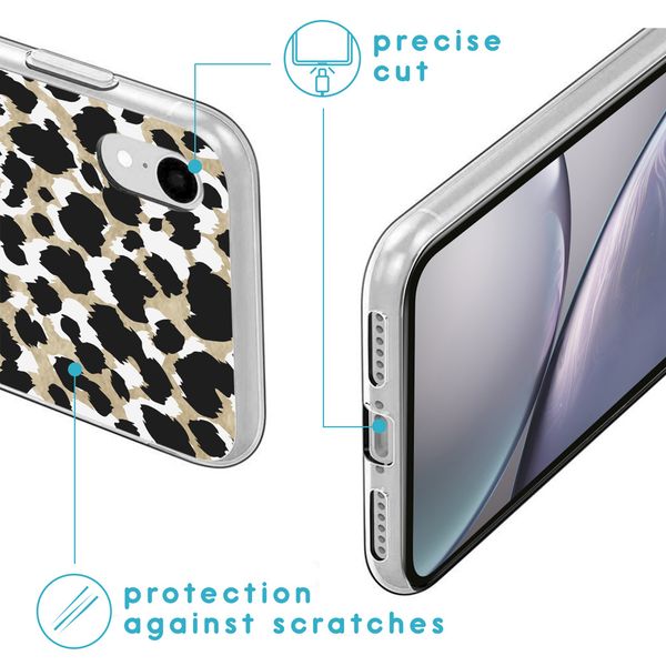 imoshion Design Hülle Apple iPhone Xr - Golden Leopard