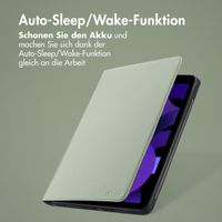 Accezz Classic Klapphülle Apple iPad 11 (2025) 11 Zoll A16 / iPad 10 (2022) 10.9 Zoll - Grün