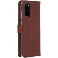 Valenta Klapphülle Leather Braun für das Samsung Galaxy S20 Plus