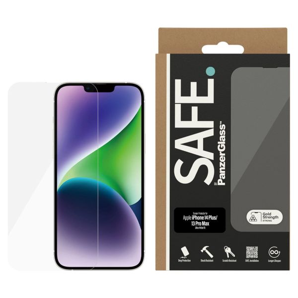 SAFE by PanzerGlass Ultra-Wide Fit Displayschutz für das iPhone 14 Plus / 13 Pro Max