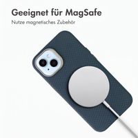 Accezz Mesh Backcover mit MagSafe Apple iPhone 15 - Dunkelblau