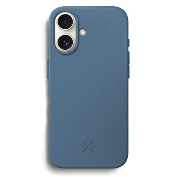 Woodcessories Bio Case MagSafe für das iPhone 16 - Navy