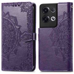 imoshion Mandala Klapphülle Oppo Reno 8 Pro 5G - Violett