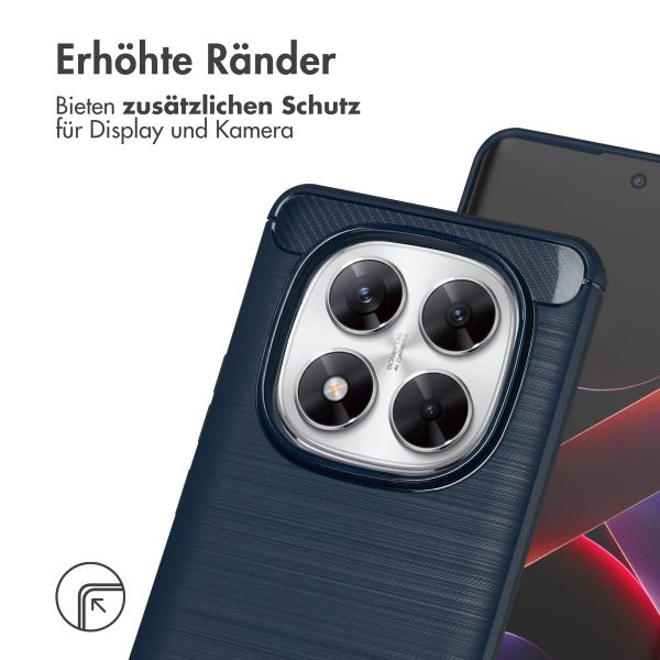 imoshion Brushed Back Cover Xiaomi Poco X7 - Dunkelblau