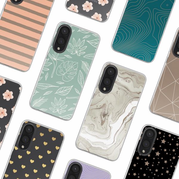 imoshion Design Hülle Samsung Galaxy S25 Edge - Leaves Line-Art