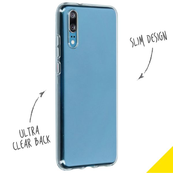 Accezz Clear TPU Backcover Huawei P20 - Transparent