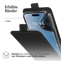 Accezz Flip Case für das iPhone 15 Pro - Schwarz