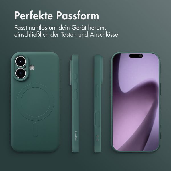 imoshion Color Back Cover mit MagSafe Apple iPhone 17 - Dunkelgrün