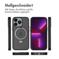Accezz Ring Stand Backcover mit MagSafe Apple iPhone 13 Pro - Schwarz