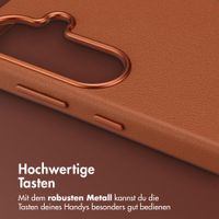 Accezz MagSafe Leather Backcover Samsung Galaxy S26 - Sienna Brown