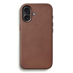 Woodcessories Bio Leather Case MagSafe für das iPhone 16 - Brown