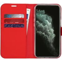 Accezz Wallet TPU Klapphülle Apple iPhone 12 Pro Max - Rot