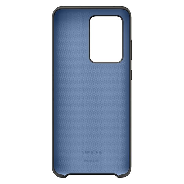 Samsung Original Silikon Cover Schwarz für das Galaxy S20 Ultra