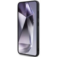 Guess 4G Metal Logo Back Cover mit Glitter Samsung Galaxy S25 - Rosa