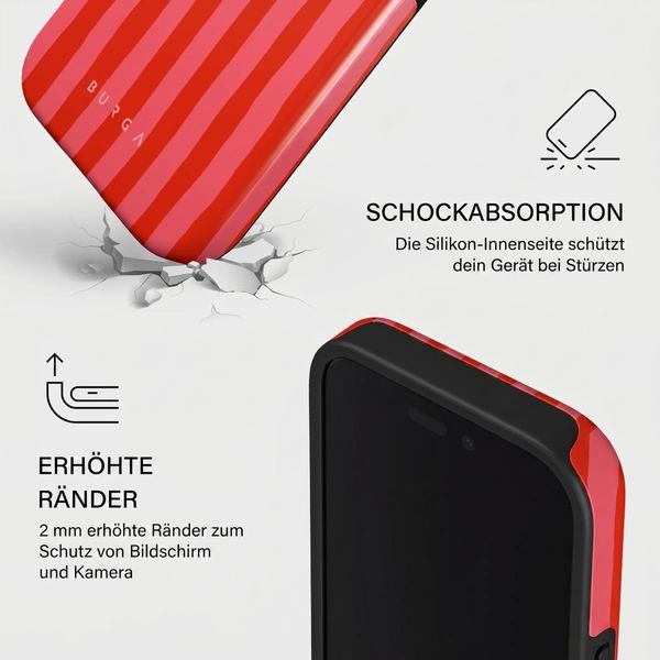 Burga Tough Back Cover MagSafe Apple iPhone 17 - Pomegranate