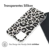 imoshion Design Hülle für das iPhone 12 (Pro) - Leopard Transparent