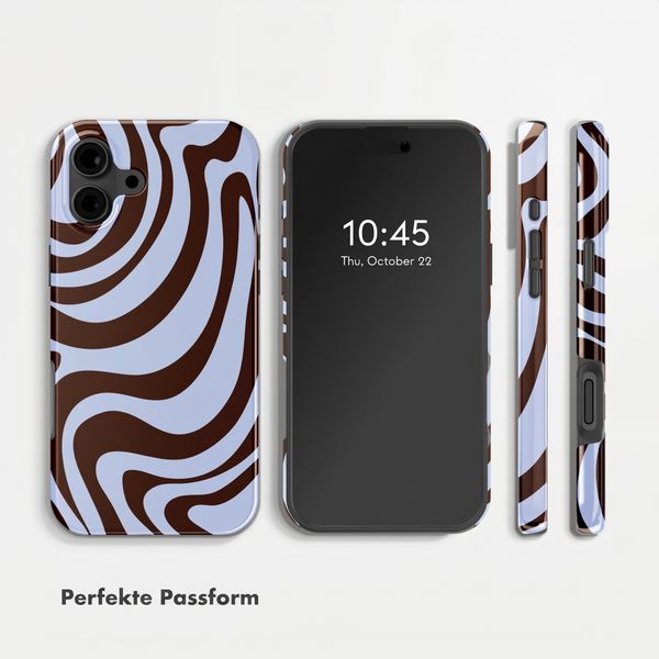 Selencia Vivid Back Cover Apple iPhone 16 - Dream Swirl Chocolate