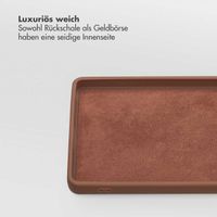 Selencia Olyn Abnehmbare Bookcase mit MagSafe Samsung Galaxy S24 Ultra - Braun