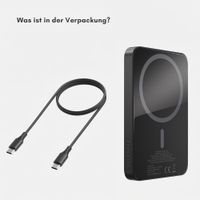 Selencia Vivid Powerbank 5.000 mAh - MagSafe und Qi - Black / Silk Spirit