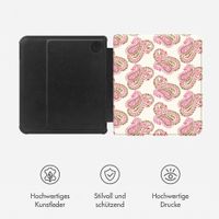 Selencia Vivid Klapphülle Kobo Libra Colour - Paisley Blush