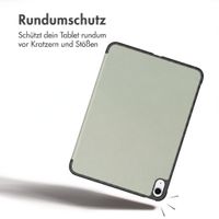 imoshion Trifold Klapphülle Apple iPad 11 (2025) 11 Zoll A16 / iPad 10 (2022) 10.9 Zoll - Hellgrün