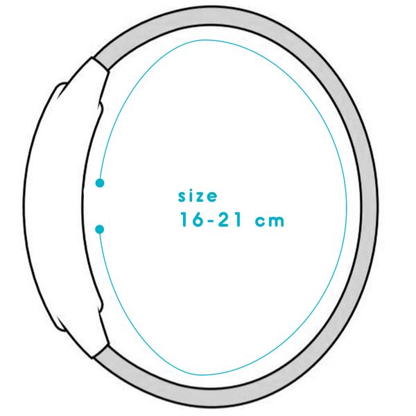 imoshion Nylonarmband für das  Samsung Galaxy Watch 4 / 5 / 6 / 7 / FE (20 mm) - Blau