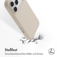 Accezz Liquid Silikoncase mit MagSafe Apple iPhone 17 Pro - Stone