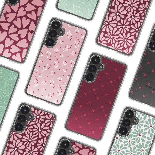 imoshion Design Hülle Samsung Galaxy S24 FE - Berries Blush