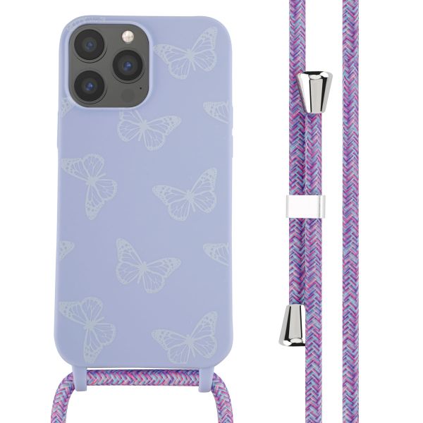 imoshion Silikonhülle design mit Band für das iPhone 13 Pro Max - Butterfly