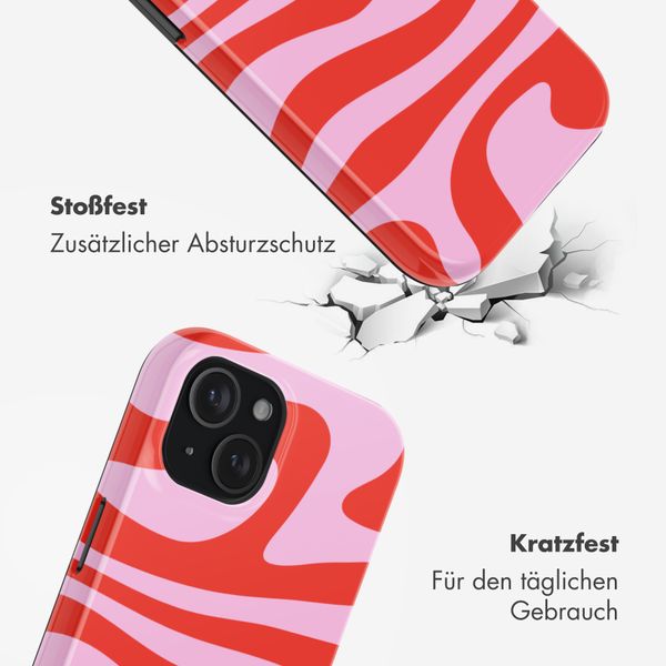 Selencia Vivid Rückabdeckung mit MagSafe Apple iPhone 15 - Dream Swirl Pink