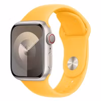 Apple Sport Band für das Apple Watch Series 1 bis 9 / SE (38/40/41 mm) / Series 10 (42 mm) - Größe S/M - Sunshine