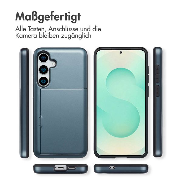 imoshion Backcover mit Kartenfach Samsung Galaxy S25 Plus - Dunkelblau