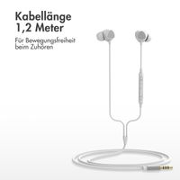 imoshion In-ear Kopfhörer - Kabelgebundene Kopfhörer - AUX / 3,5 mm Klinkenanschluss - Weiß