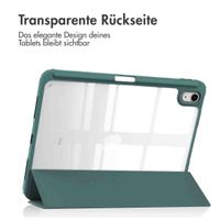 imoshion Trifold Hardcase Klapphülle Apple iPad 11 (2025) 11 Zoll A16 / iPad 10 (2022) 10.9 Zoll - Grün