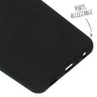 Accezz Liquid Silikoncase Schwarz für das Samsung Galaxy A72