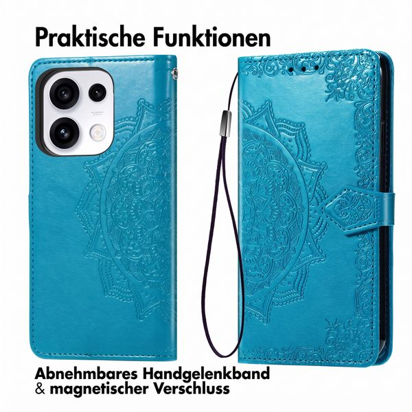 imoshion Mandala Klapphülle Oppo Reno 16 F - Türkis