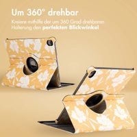 imoshion 360° drehbare Design Klapphülle Apple iPad Air 5 (2022) / Air 4 (2020) - Yellow Flowers