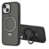 Accezz Ring Stand Backcover mit MagSafe Apple iPhone 15 - Schwarz