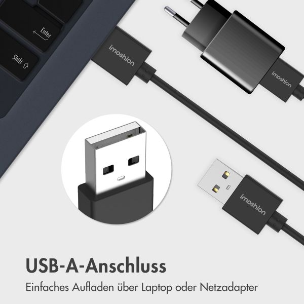 imoshion USB-A-Ladekabel für Fitbit Charge 6 / Charge 5 / Luxe - 1 Meter