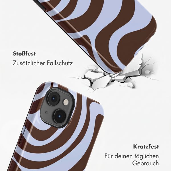 Selencia Vivid Rückabdeckung mit MagSafe Apple iPhone 14 - Dream Swirl Chocolate