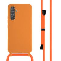 imoshion Silikonhülle mit Band für das Samsung Galaxy A54 (5G) - Orange