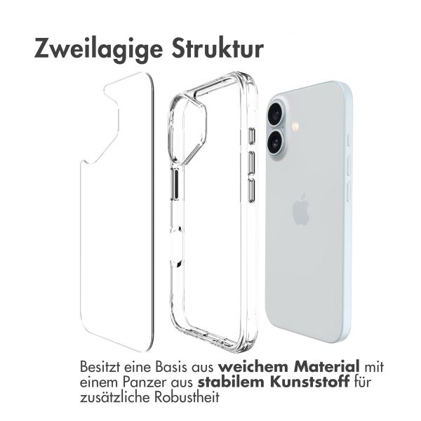 imoshion Rugged Air Case für das iPhone 16 - Transparent