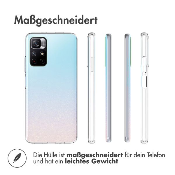 Accezz TPU Clear Cover für das Xiaomi Poco M4 Pro 5G - Transparent