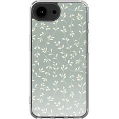 imoshion Design Hülle Apple iPhone 16e - Smoke Green Flowers