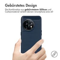 imoshion Brushed Back Cover für das OnePlus 11 - Dunkelblau