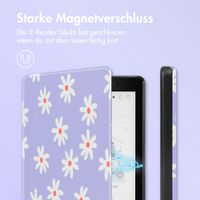 imoshion Design Slim Hard Case Sleepcover Kobo Aura One - Flowers Distance