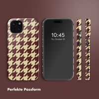 Selencia Vivid Rückabdeckung mit MagSafe Apple iPhone 15 - Pied-de-Poule